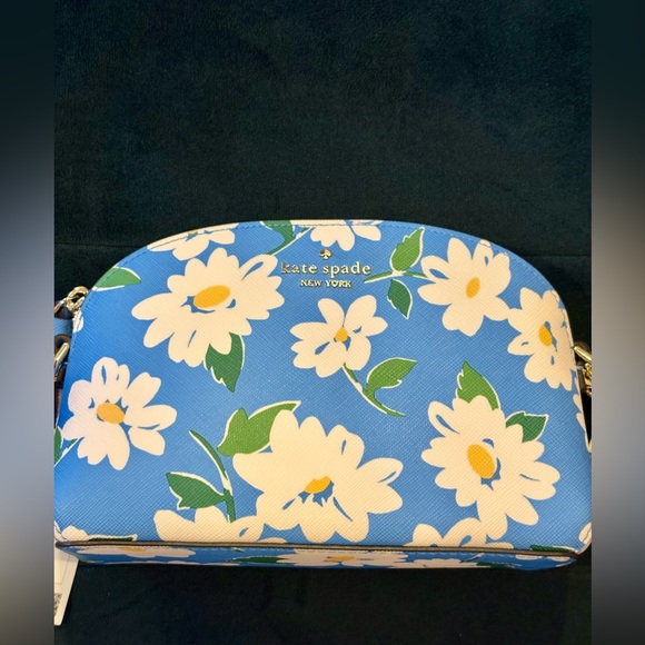 kate spade Handbags - kate spade Blue Floral Daisy Crossbody Bag NWT